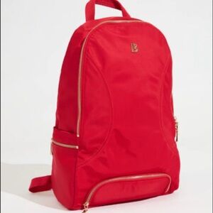 NWT RED GAME CHANGER BACKPACK w/ gold zippers
